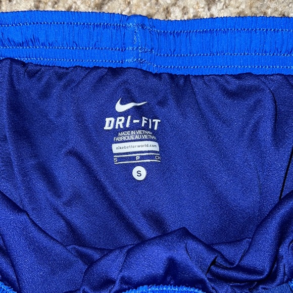 Blue, Navy & Neon Yellow Nike Shorts - Picture 3 of 3